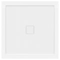 36 x 36 Right Double Threshold Shower Pan Base Wall Corner Center Drain S5124