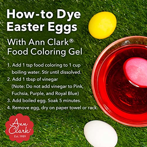 Gel Food Coloring .7 oz, 12 Colors M50766