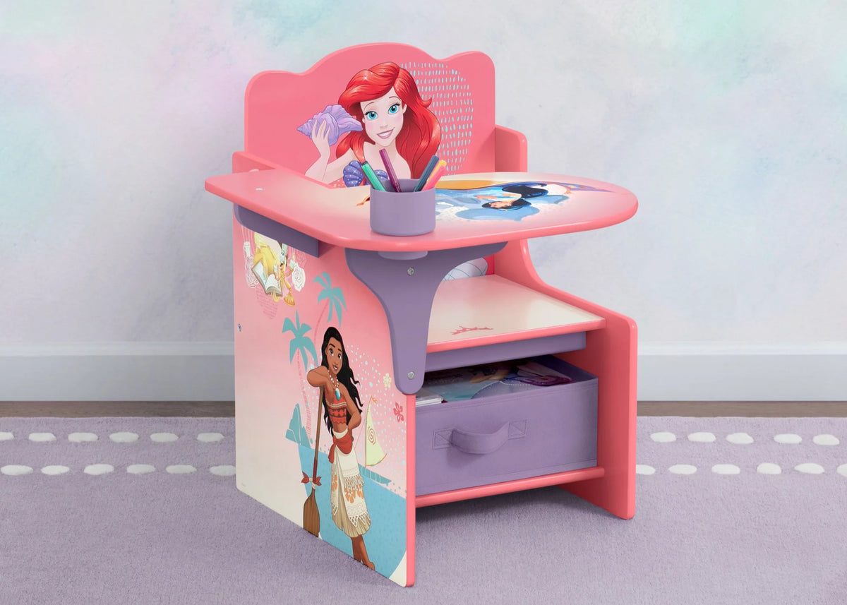 Princess Chair Desk with Storage Bin Q35773