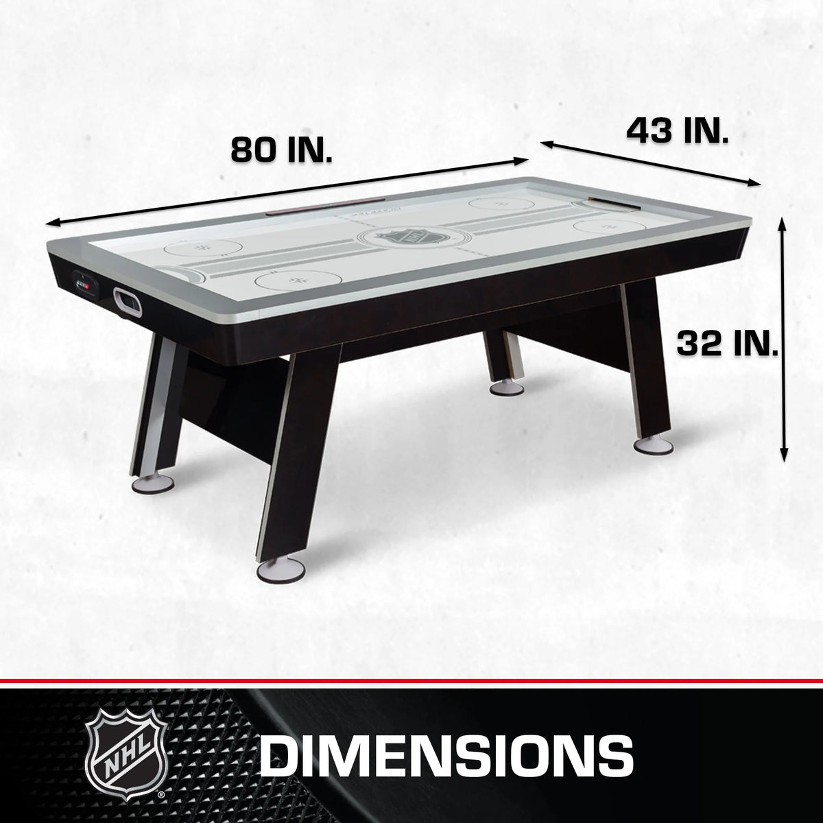 80” 2-in-1 Air Hockey Table with Table Tennis Top E7636