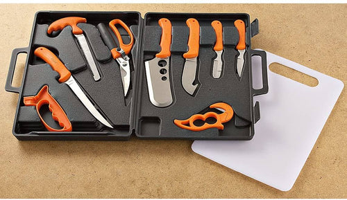 11 Piece Game Processing Set with Cutting Board Z192307