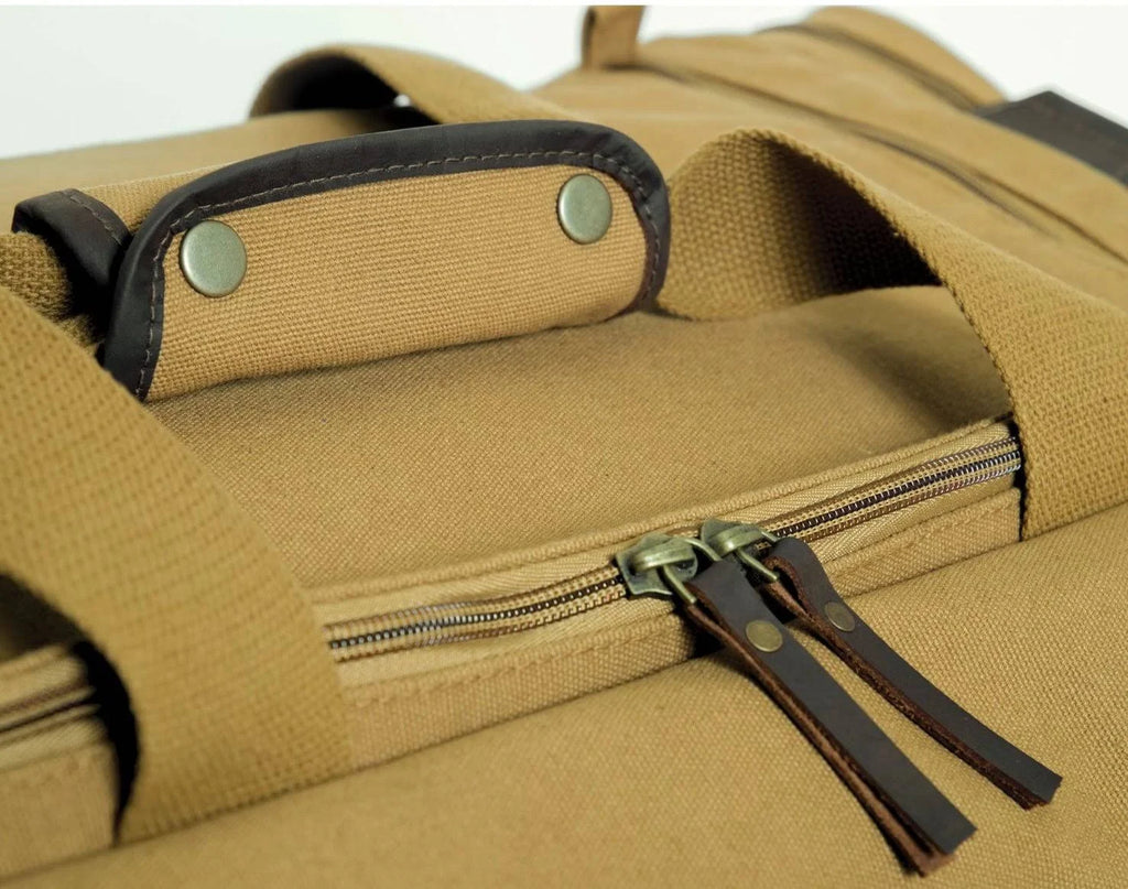 Coyote Brown Canvas Long Weekend Bag R868734