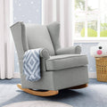 Gray Wingback Convertible Rocker G598770