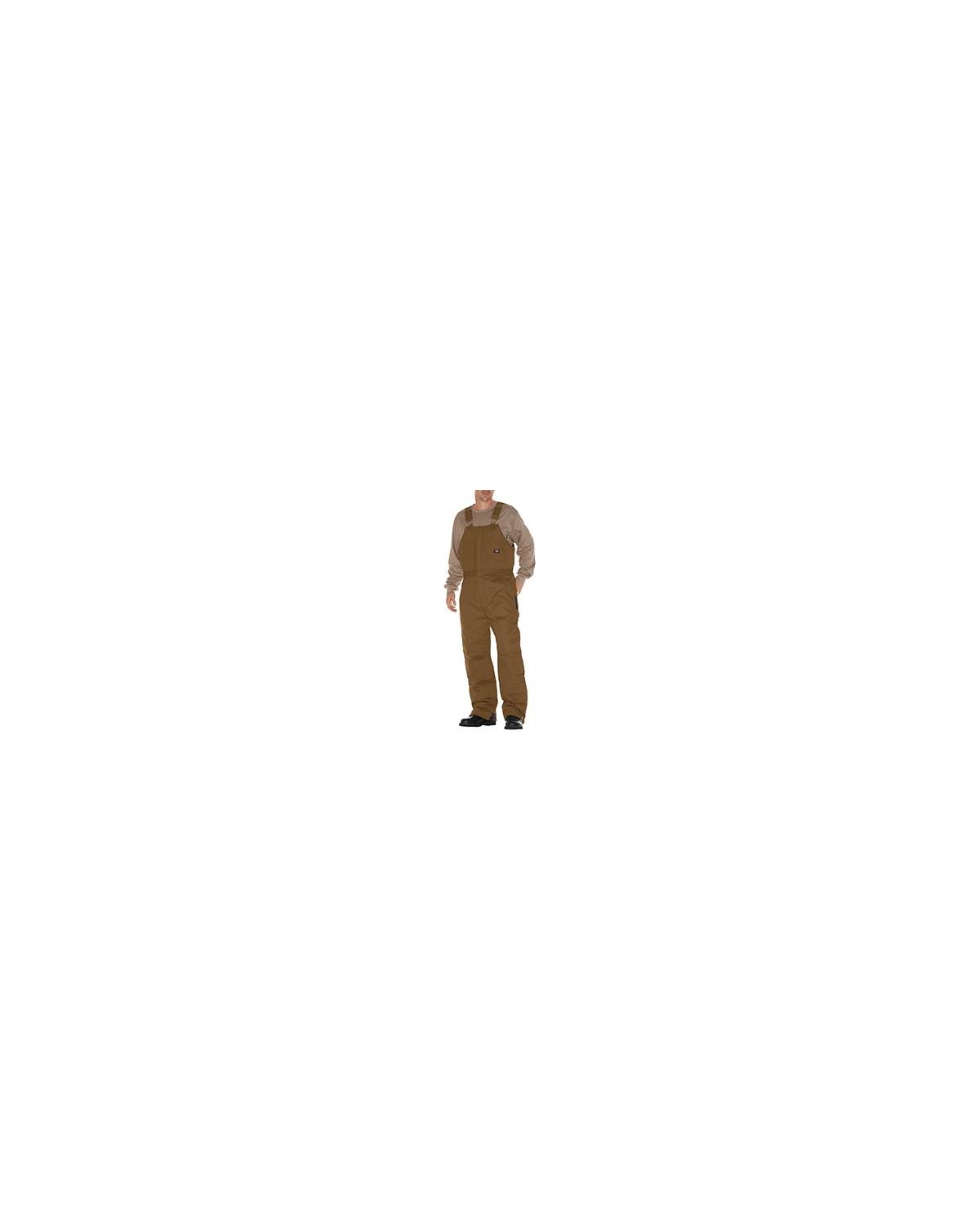 Brown Duck Insulated Bib Overall Y42132