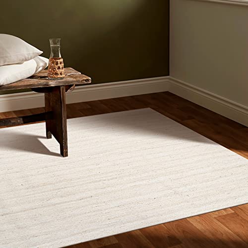 Bohemian Braided Jute Cotton Area Rug 2'x3' B6910