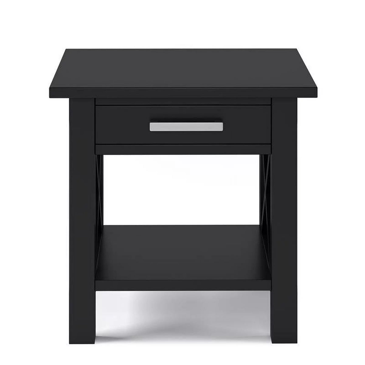 Solid Wood End Table with Storage Z624624