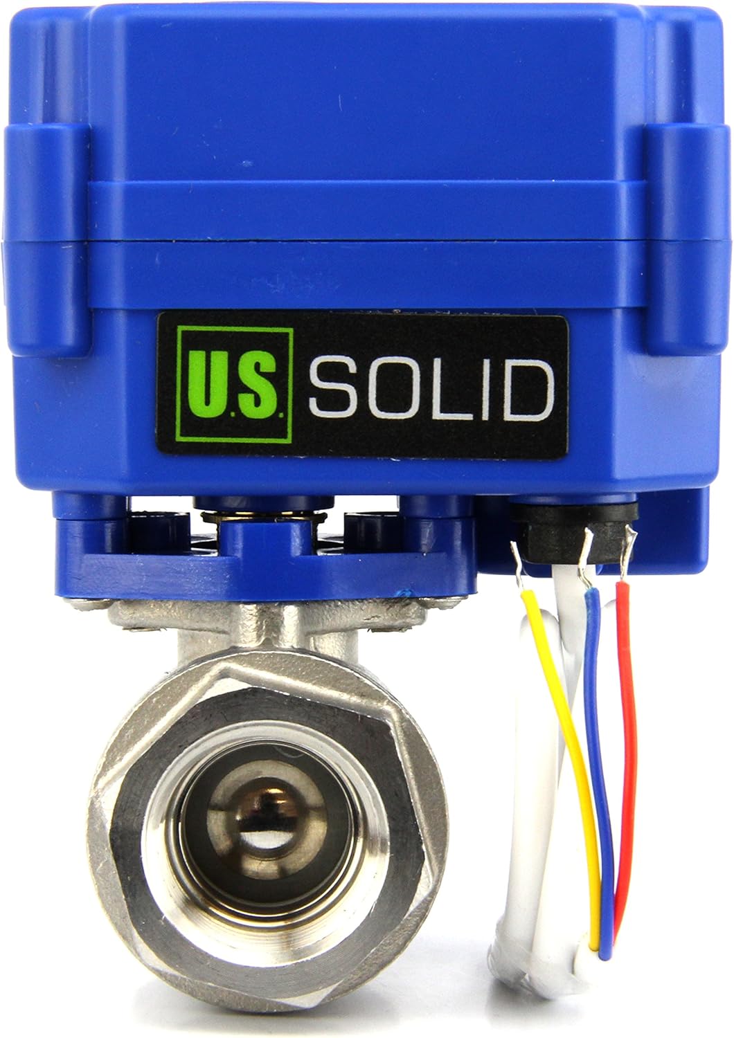 Brass Motorized Ball Valve with Standard Port, 9-24V AC/DC, Pack of 2 U53083
