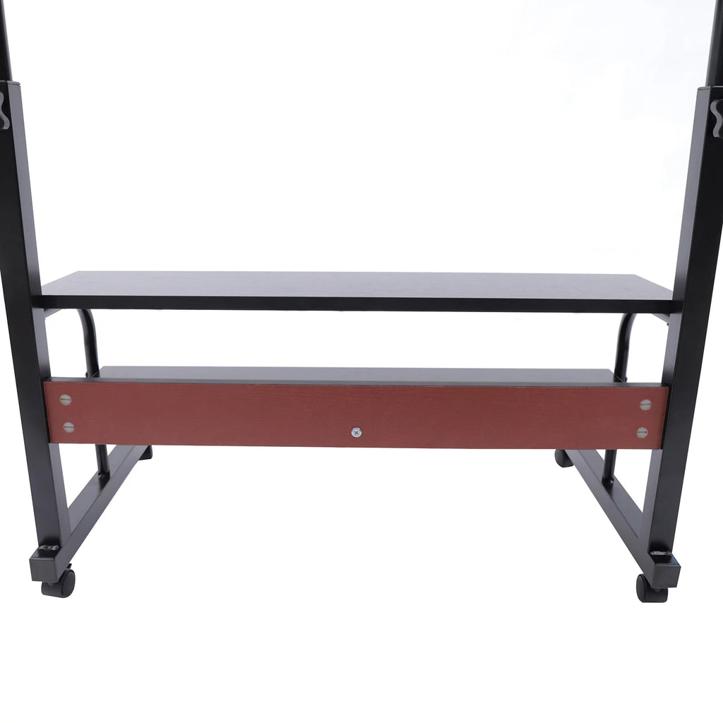 Height Adjustable Mobile Computer Desk with Wheels K97487