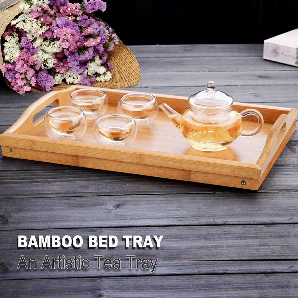 Bamboo Bed Tray with Folding Legs D92089